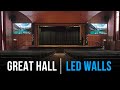 Abbostsleigh School - Great Hall - LED Walls