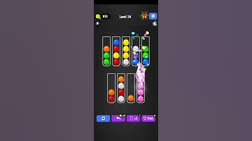 Block Sort Puzzle Level 54 Walkthrough Solution iOS/Android