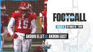 HS Football | Akron East vs Akron Ellet [10/18/19]