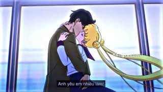 Usagi Sends Mamoru Off To America  Sailor Moon Cosmos The Movie
