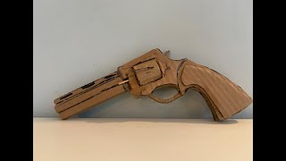 My cardboard Colt python 357 magnum