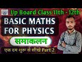 Class 11-12th समाकलन Basic #maths for #physics- zero level se #viralvideo #video #ncert