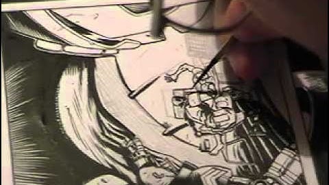 Judge Dredd Warzone Inking Video