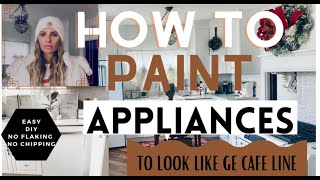 How to Paint Appliances - SAVE HUNDREDS 