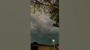 صوت المطر مع الرعد 