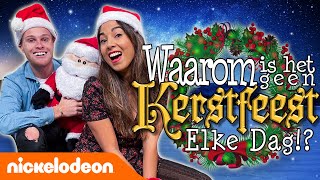 Een heuse kersthit in de maak: deel 1 | Kerstfeest met Kaj, Nienke & Wout | Nickelodeon Nederlands