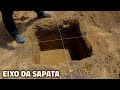 COMO MARCAR O EIXO DA SAPATA DO SOBRADO PASSO A PASSO!! | Parte 24