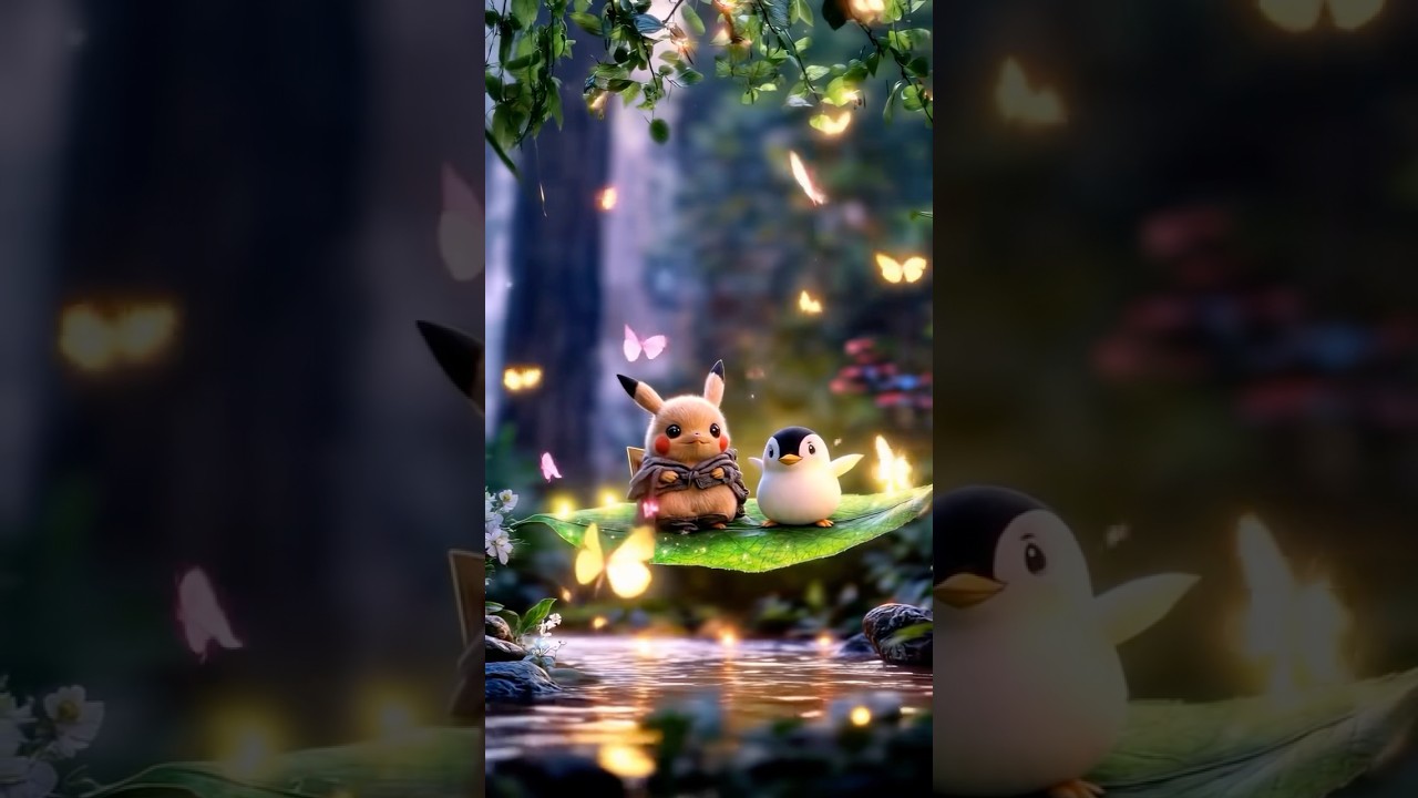 Pikachu with animals || 