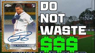 DO NOT WASTE YOUR MONEY ON 2022 TOPPS CHROME UPDATE! HERE'S WHY...