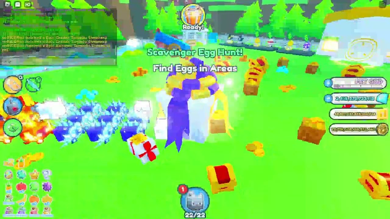 Hatching Titanic Jelly cat in pet simulator f