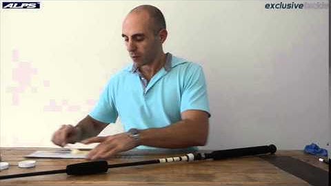 Rod building basics part 5  - Installing the fore grip