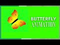 Flying Butterfly Animation Chroma Key Overlay | Green Screen Spring Animation for Beginners