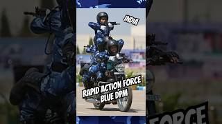 India's Rapid Action Force and Their Famous Blue Camo
