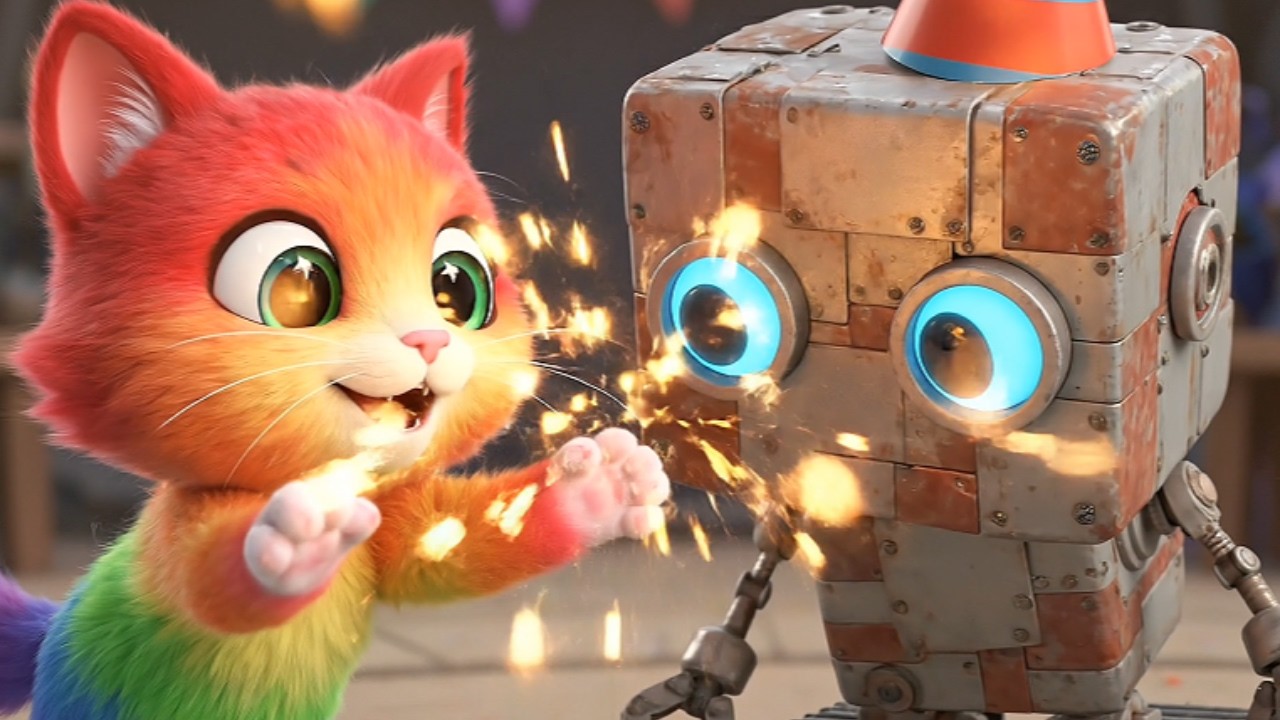 He Spent His Birthday Alone… Until a Rainbow Cat Changed Everything