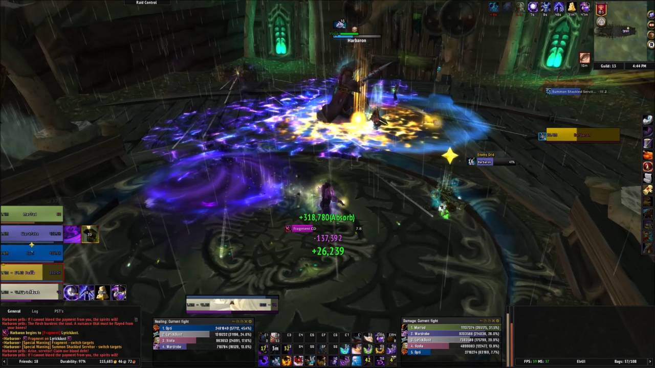 Symposium VS Mythic Harbaron. (Shadow Priest PoV)