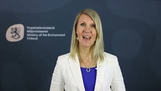 Ministerial meeting statement from Finnish Minister of Climate and the Environment, Sari Multala