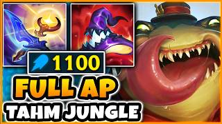 Tahm Kench Jungle but I'm a FULL AP ASSASSIN that can 1V5 (1100+ AP) screenshot 5