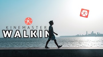 Reveal TEXT as you WALK | Masking | Kinemaster Tutorial | Sp editing