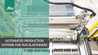 Partially or fully automated solutions for manufacturing complex technical PU elastomer products