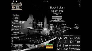 Fictional ship black Italian from Italian line movie