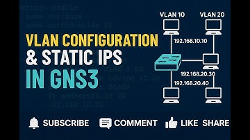 LAN Configuration & Static IP Setup in GNS3 – Step-by-Step Tutorial