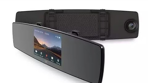 YI Mirror Dash Cam Dual Dashboard Camera Recorder Touch Screen Front Rear View HD Camera G Sensor Ni