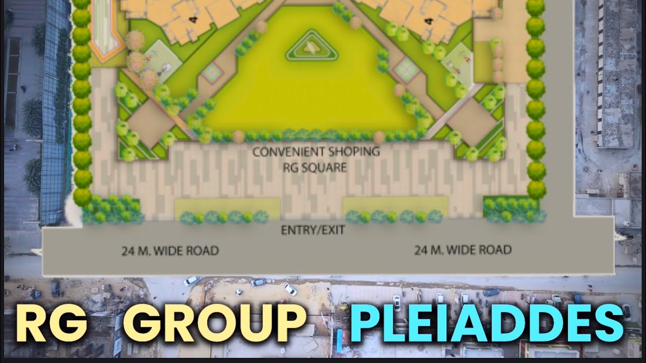 RG Pleiaddes | Complete Details | Sector 1 Noida Extension | Aerial View 