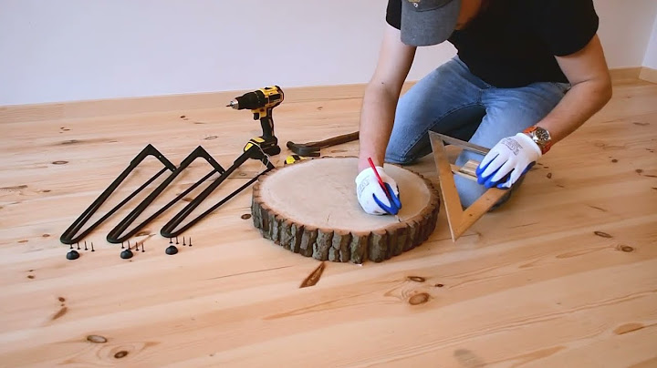 How to attach legs to a round table top năm 2024