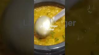 ladies finger sambar