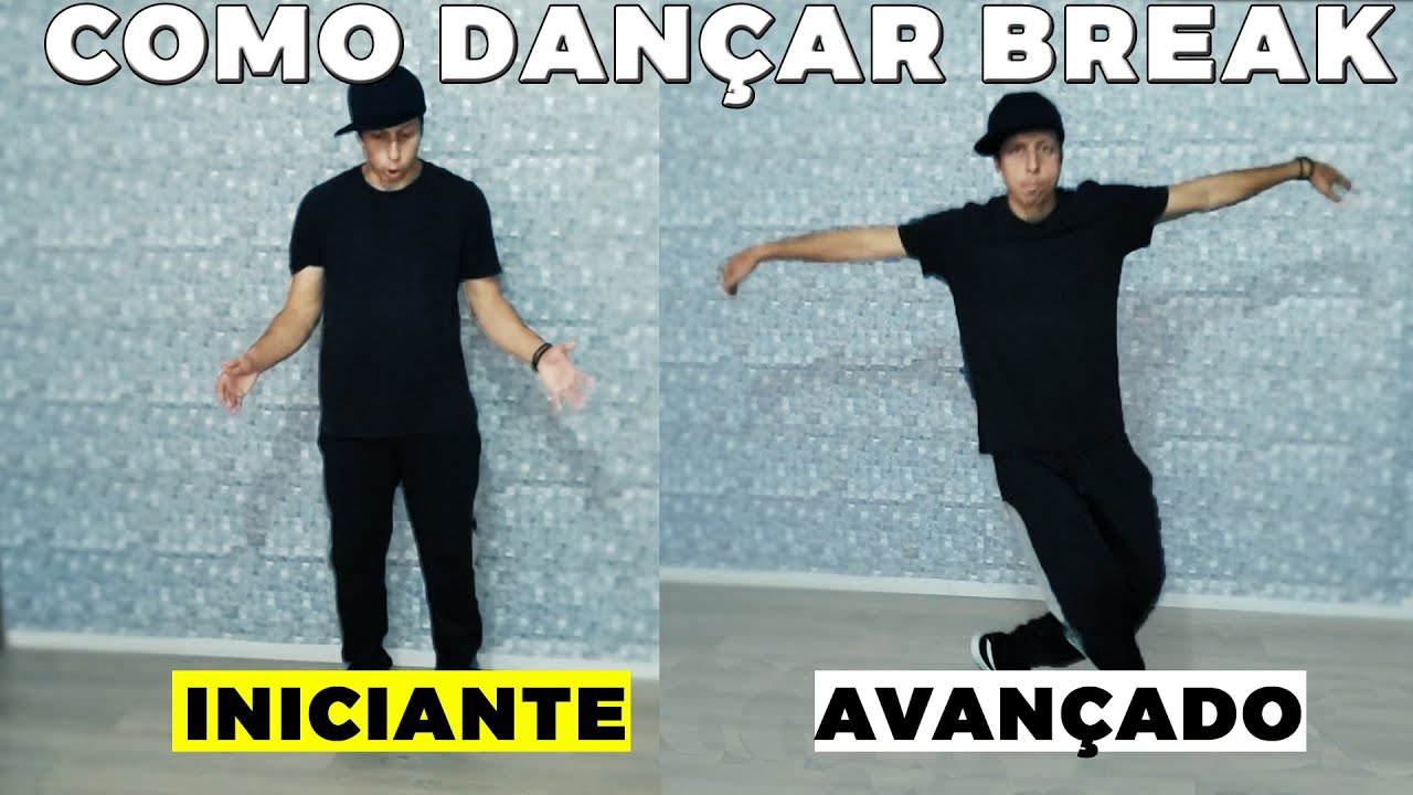 Como Danar Break Dance   Iniciante VS Avanado