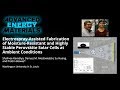Electrospray-Assisted Fabrication of Moisture-Resistant and Highly Stable Perovskite Solar Cells