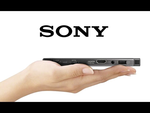 News line - MP-CL1A Portable Projector From Sony - YouTube