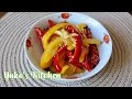 Bell Pepper Tsukemono - Yuko&#39;s Kitchen - Japanese Cooking 101