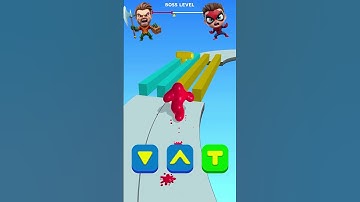 Spiderman ❤️ Vs Wolverine 💛🤯 Blob Shifter 3d Boss Level #shorts #gameplay #games #gaming