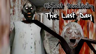 Granny Nightmare Mode Sewer Escape In Highest Sensitivity But On The Last Day