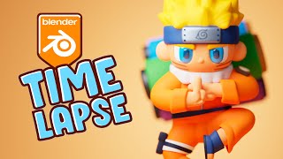 Sculpting Naruto in Blender 3D - Time Lapse