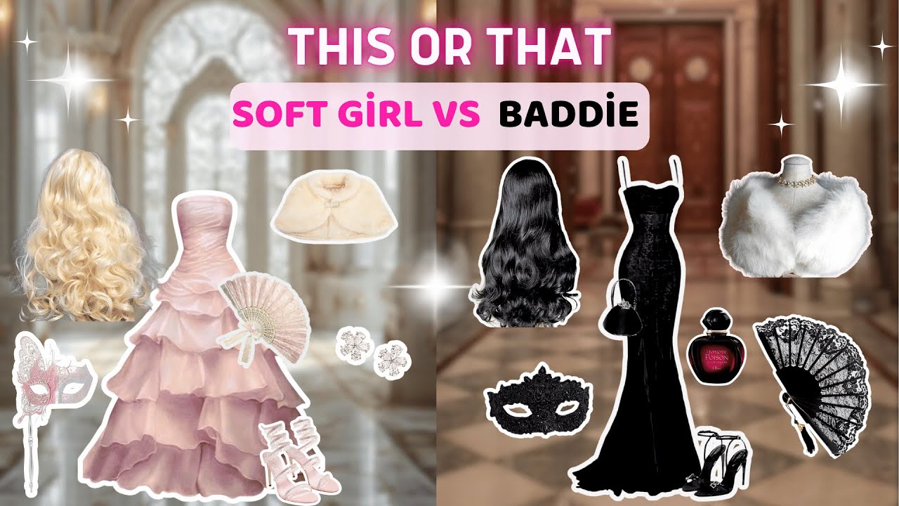 Мягкая девчонка 💕 против Злой девчонки 🖤 День бала | То или это»