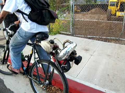 090529 Chainsaw Powered Bicycle