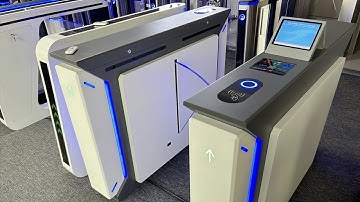 ESD flap barrier, ESD flap gate, ESD flap barrier turnstile, ESD turnstile gate system, ESD Gate