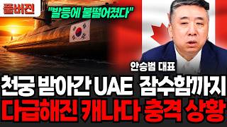 천궁 받아간 UAE 잠수함까지, 다급해진 캐나다 충격 상황 (안승범 대표 / 풀버전)