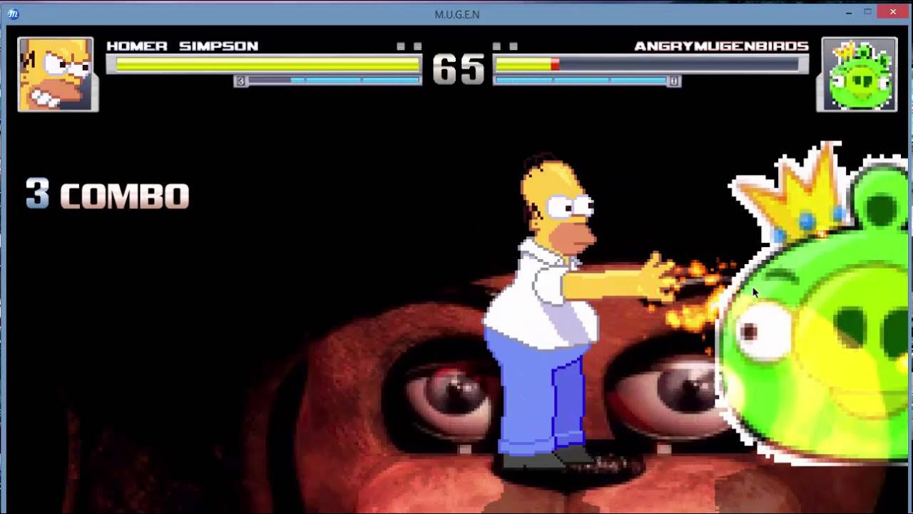 M.U.G.E.N - Homer vs. King Pig