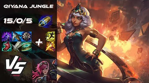 JUNGLE Qiyana vs Vi - EU Grandmaster Patch 25.23