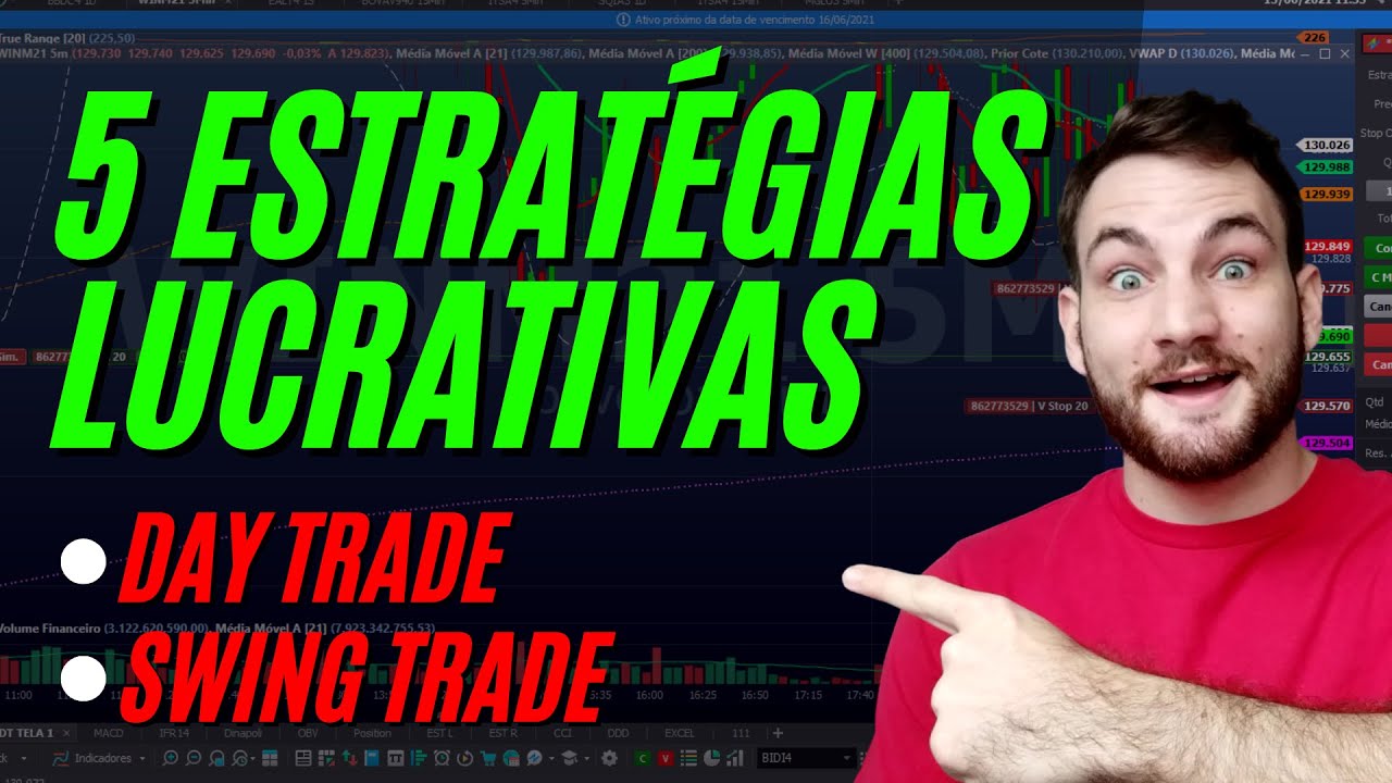 5 ESTRATÉGIAS LUCRATIVAS DE DAY TRADE E SWING TRADE - YouTube
