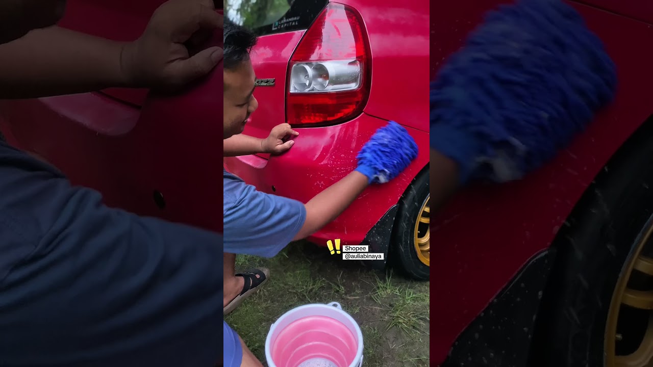 Sarung Tangan Microfiber Untuk Cuci Mobil dan Motor 