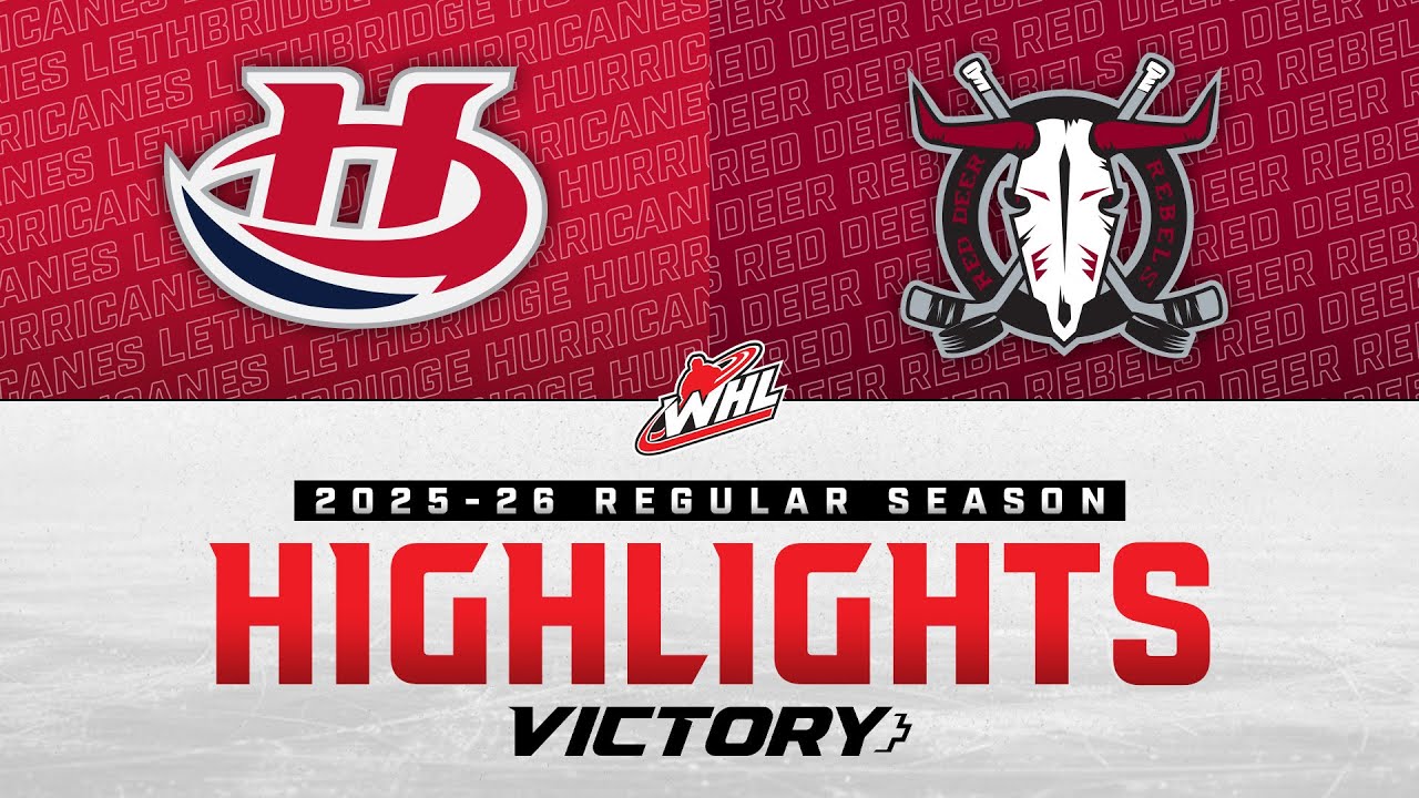 Lethbridge Hurricanes at Red Deer Rebels 01/17 | WHL Highlights 2025-26