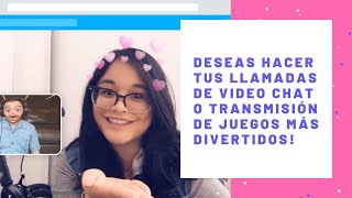 Deseas hacer tus llamadas de video chat o transmisión de juegos más Divertidos! screenshot 5