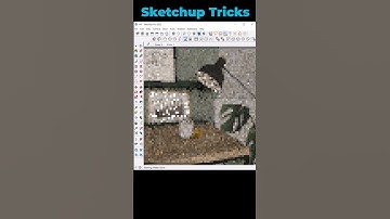 ☑️ Table Lamp Focus Light Hack in Sketchup #shorts #sketchup #new