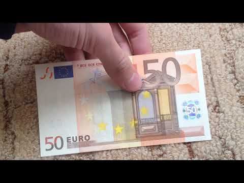 Пополнение коллекции банкнот. 50 евро 2002.