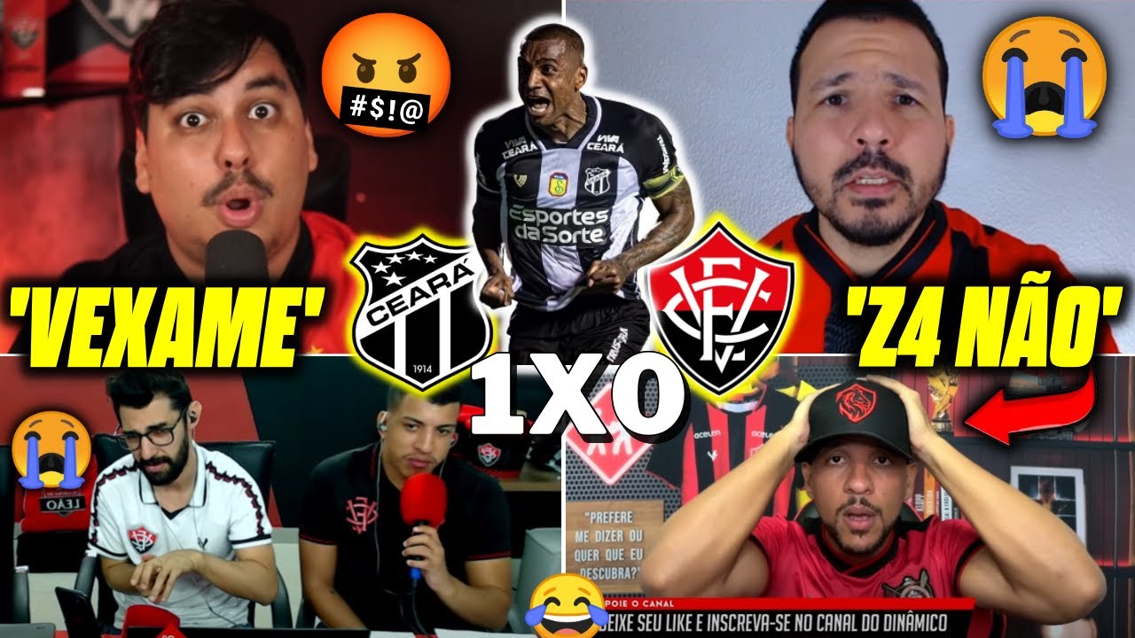 REAÇÕES DO VITÓRIA DESESPERADOS NO Z4 E TRISTEZA TOTAL - CEARÁ 1X0 ...