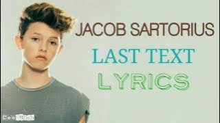 Jacob Sartorius - Last Text [Lyrics]